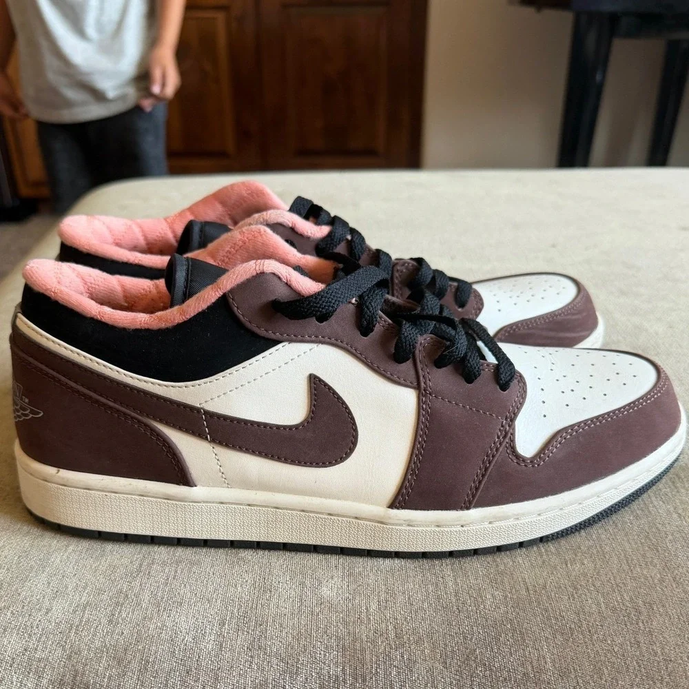 Air Jordan 1 Low SE Mocha DC6991-200 Mens 11 Dark Chocolate Canyon Rust